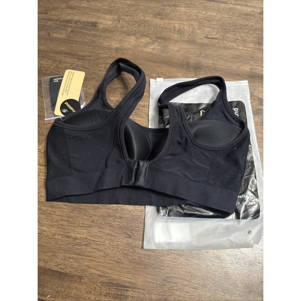 Truekind Bra Daily Comfort Wirefree Shaper Bra Size M NEW w/ Tags Black - Picture 5 of 5